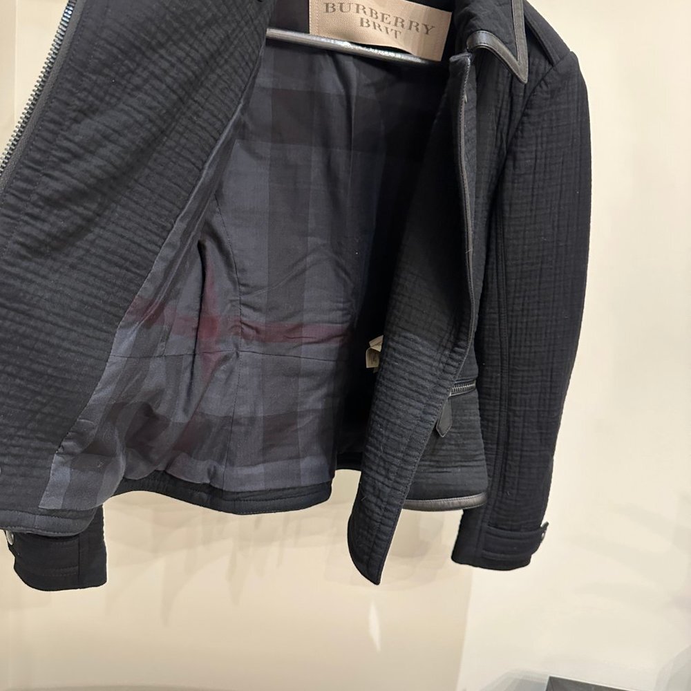 Burberry Brit Moto Jacket US 4 - Picture 12 of 14